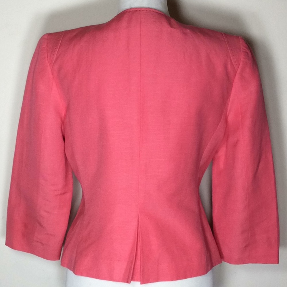 Fully Lined 5-Button Linen Blazer - image 3